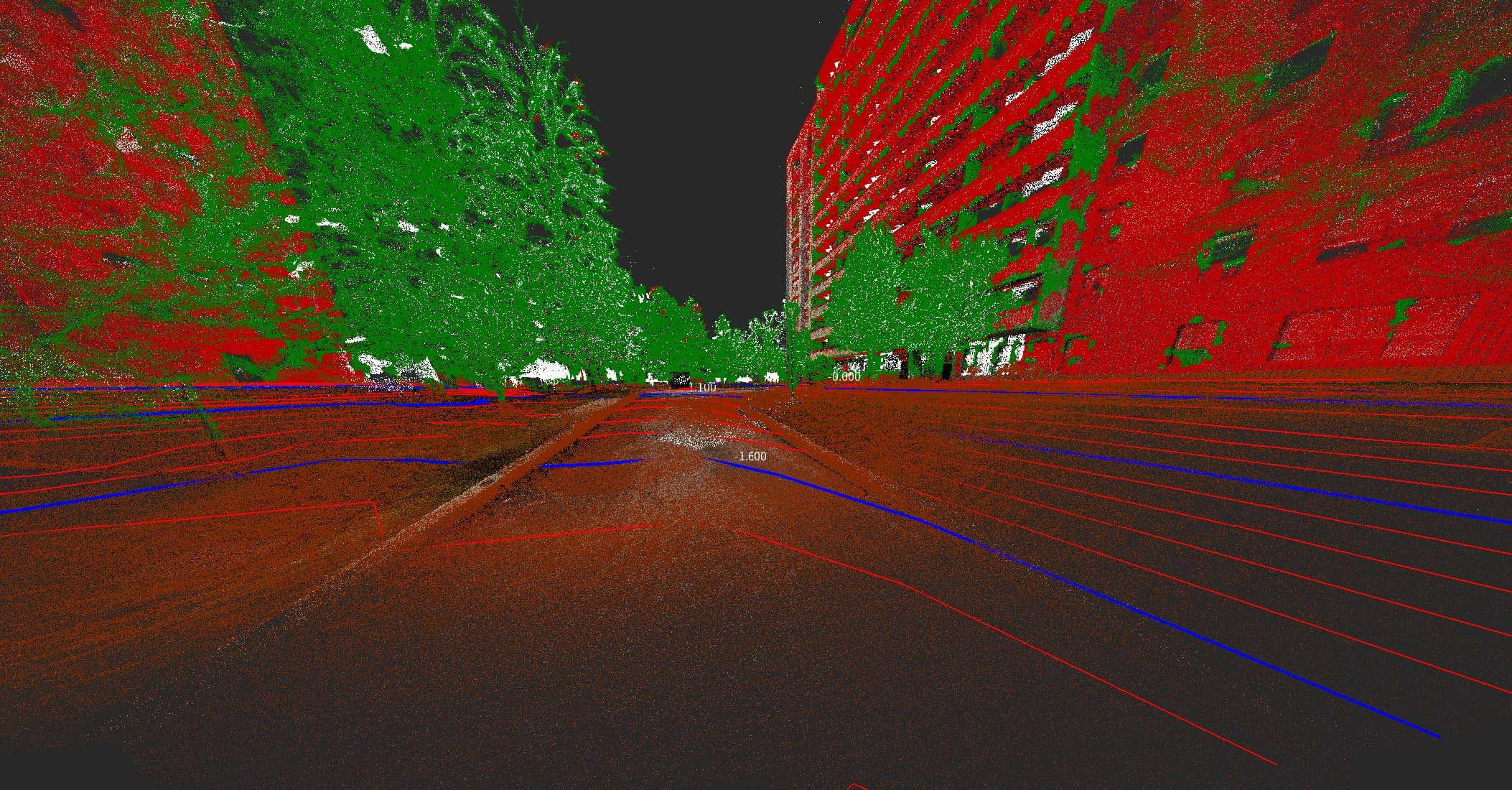 3D LiDAR scan result